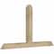 Ekena Millwork Portland Rough Sawn Timber Gable Bracket, Douglas Fir, 60"W x 35"H x 4"D x 4"F, 14/12 Pitch GBW060X35X0404POR00RDF - alternate 3